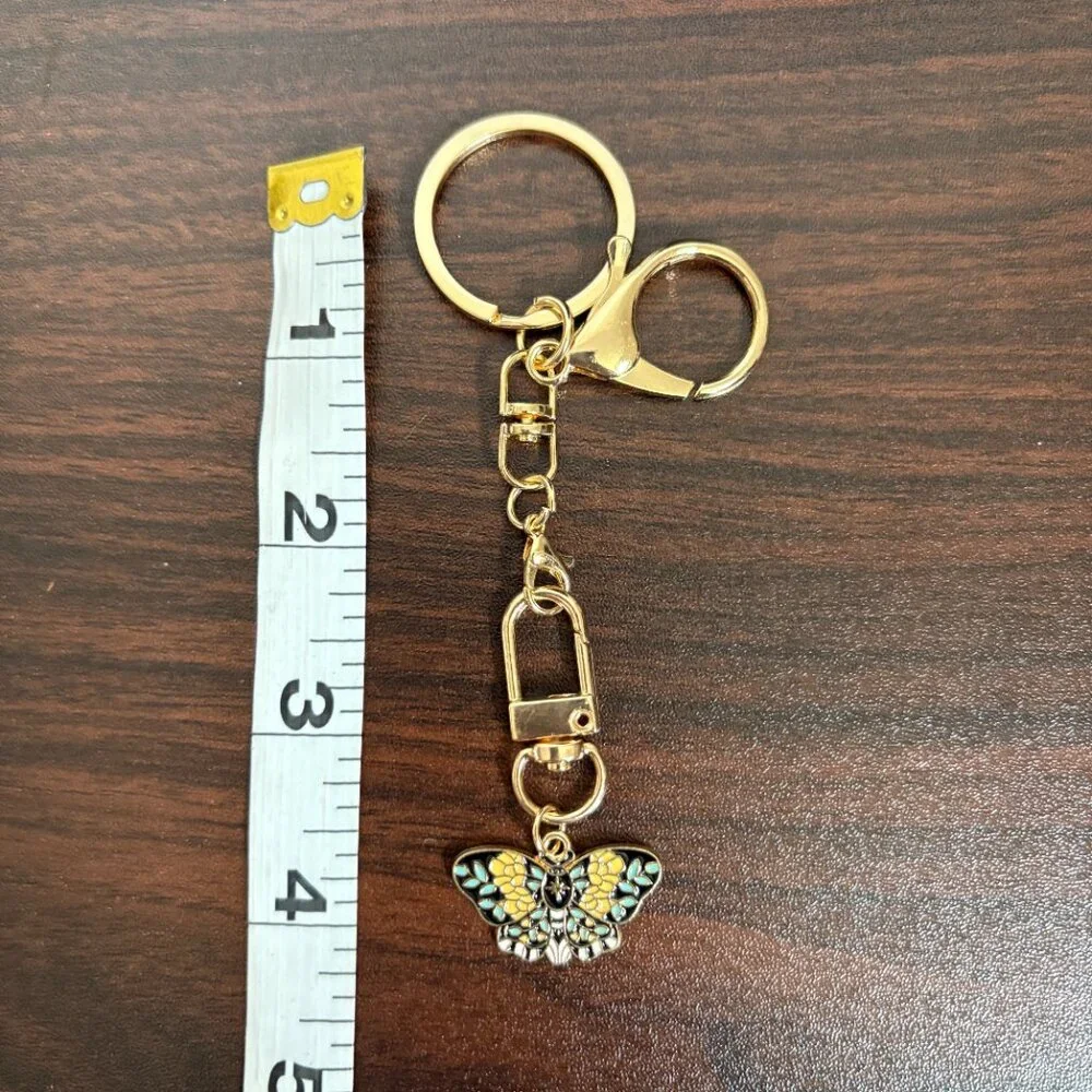 Butterfly Bag Charm Lobster Claw Clasp Keychain New